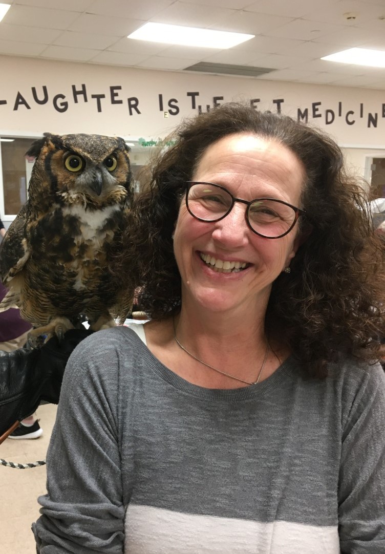 Great Horned Owl and Elena